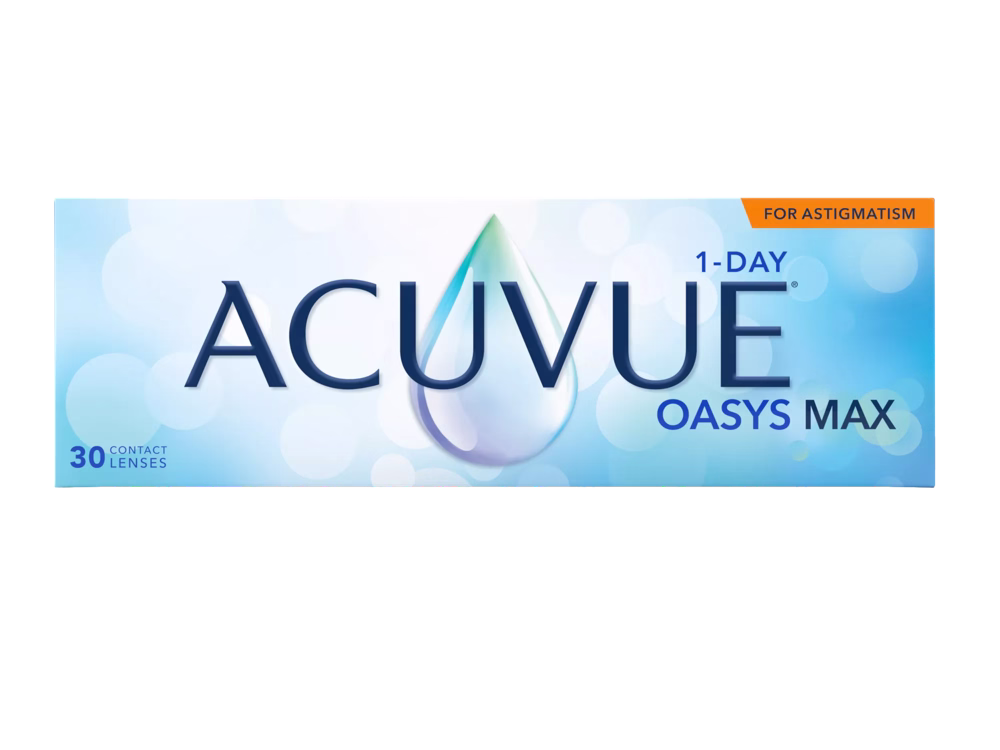 ACUVUE OASYS MAX 1-Day for ASTIGMATISM contact lenses