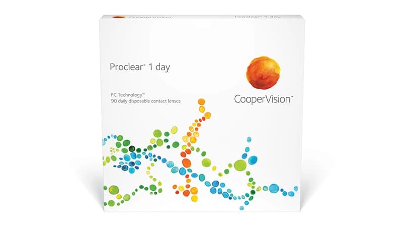 Proclear 1 day contact lenses