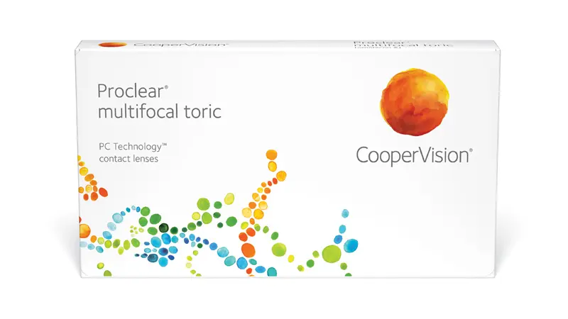 Proclear multifocal toric contact lenses